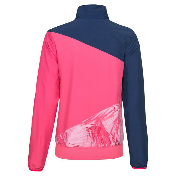 Chaqueta Bidi Badu Gene Azul Oscuro Berry Rosa