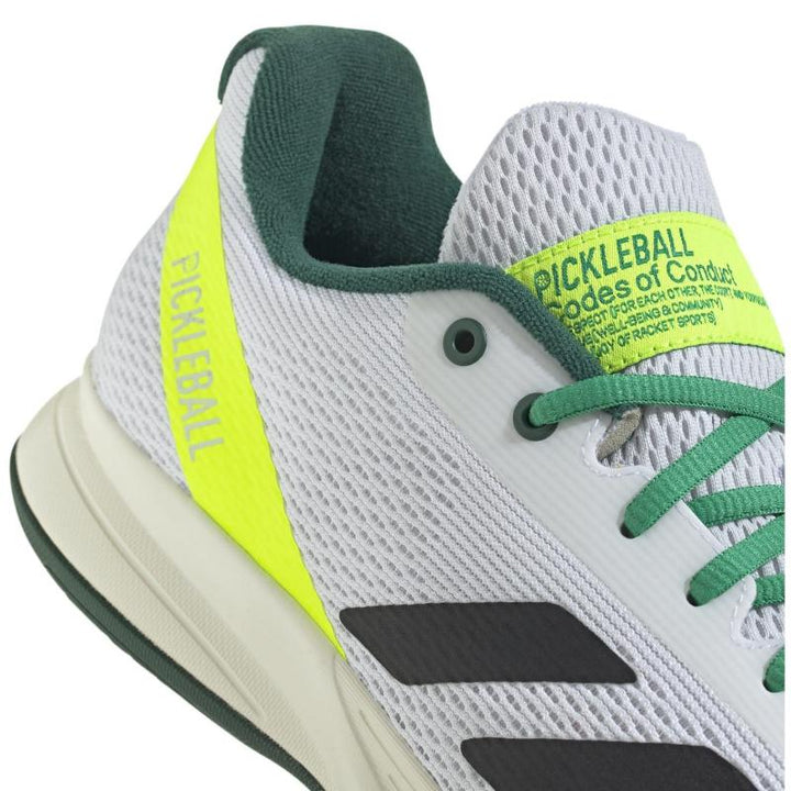 Zapatillas de Padel Adidas Pickleball Courtflash Blanco Negro Verde