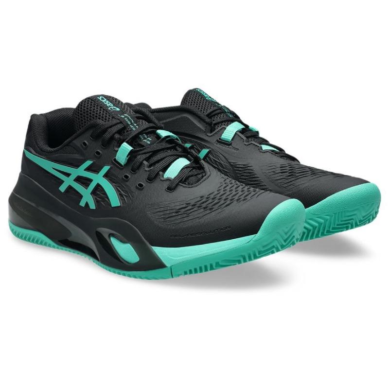 Zapatillas de Padel Asics Gel Resolution X Clay Negro Verde Aurora