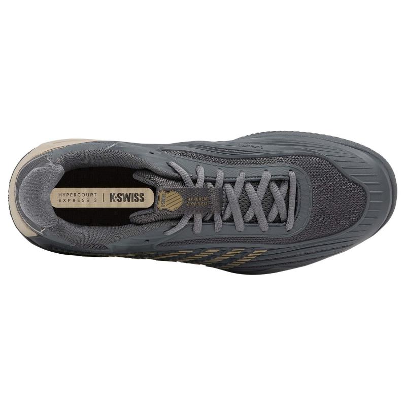 Zapatillas de Pádel de Pádel Kswiss Hypercourt Express 3 Clay Gris Beige