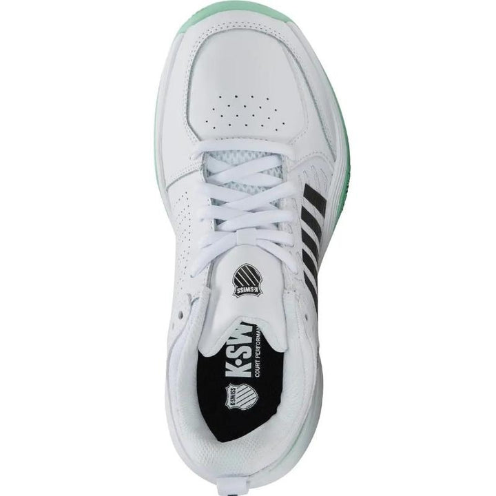 Zapatillas de Padel Kswiss Court Express 2 Clay Blanco Menta Negro Mujer