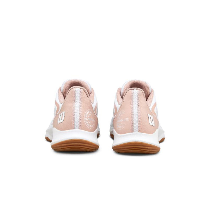 Zapatillas de Padel Wilson Hurakn Lite Blanco Rosa Mujer