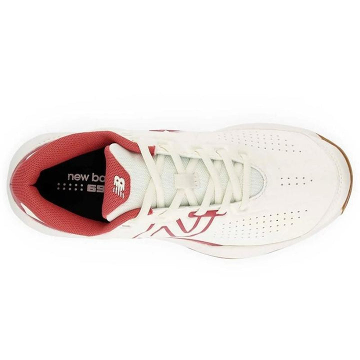 Zapatillas de Padel New Balance 696V5 Blanco Rosa Mujer