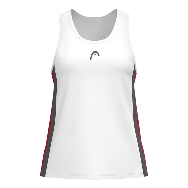 Camiseta Head Club 25 Blanco Rojo Junior