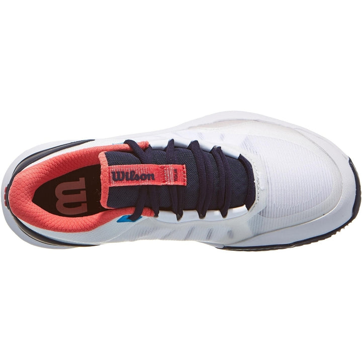 Zapatillas de Padel Wilson Intrigue Tour Clay Blanco Azul Marino Mujer