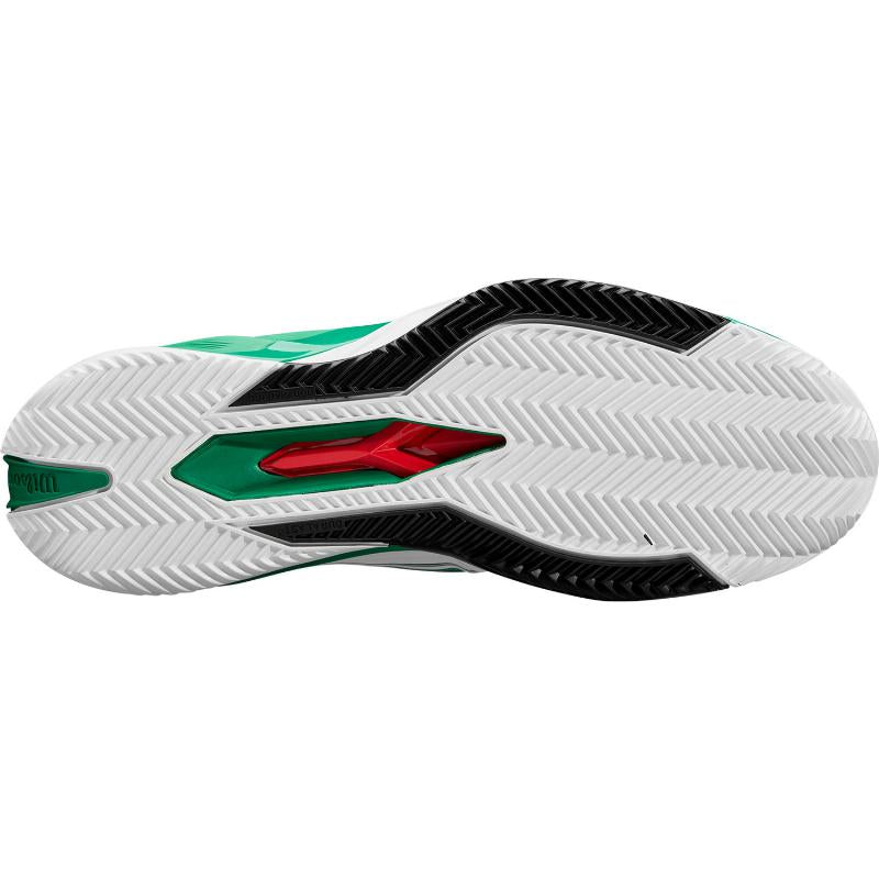 Zapatillas de Padel Wilson Rush Pro 4.5 Clay Blanco Verde Negro