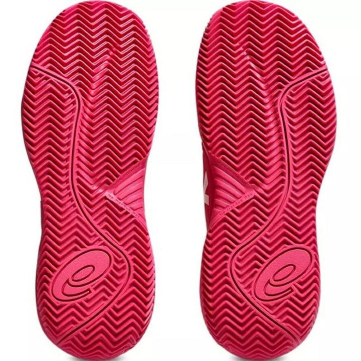 Zapatillas de Padel Asics Gel Resolution X Clay GS Rosa Brillante Crema Junior