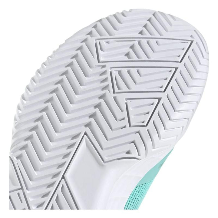 Zapatillas de Padel Adidas Defiant Speed 2 Azul Aqua Plata Mujer