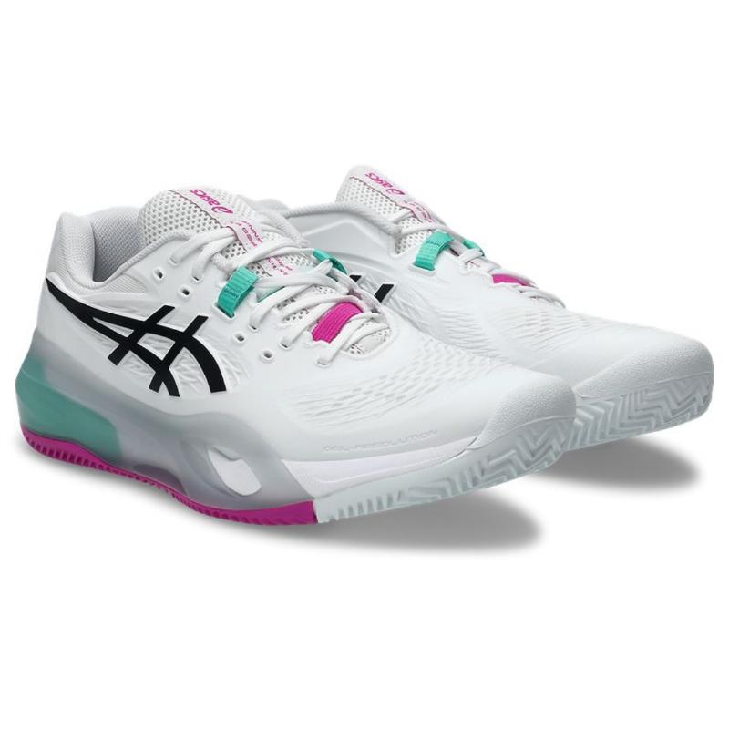 Zapatillas de Padel Asics Gel Resolution X Clay Blanco Verde Aurora
