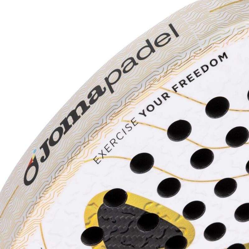 Pala Joma Slam Pro Iconic Blanco Oro