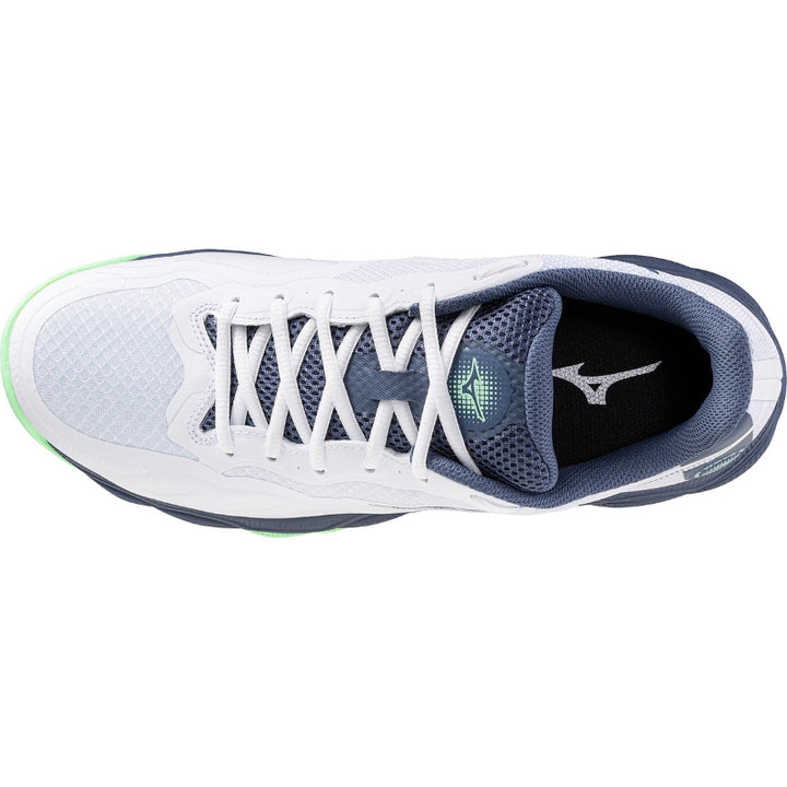 Zapatillas de Pádel de Pádel Mizuno Wave Enforce Court Clay Blanco Verde Azul