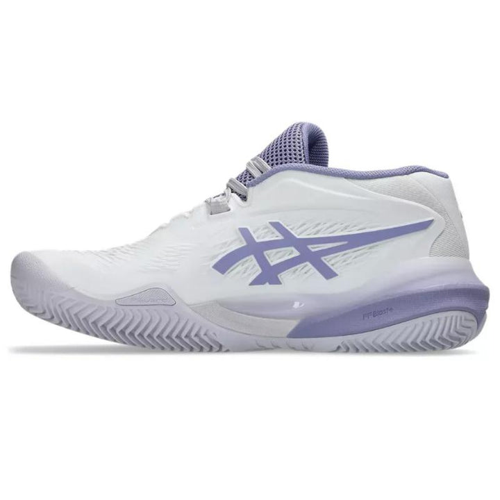 Zapatillas de Padel Asics Gel Resolution X Clay Blanco Lila Mujer