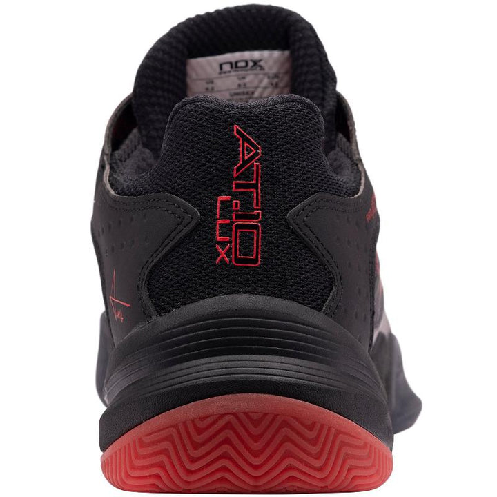 Zapatillas de Pádel de Pádel Nox At10 Lux Negro Rojo