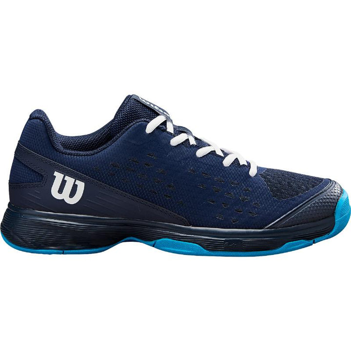 Zapatillas de Padel Wilson Rush Pro L Azul Marino Blanco Junior