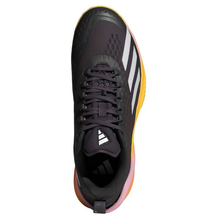 Zapatillas de Pádel de Pádel Adidas Adizero Cybersonic Negro Plata Naranja