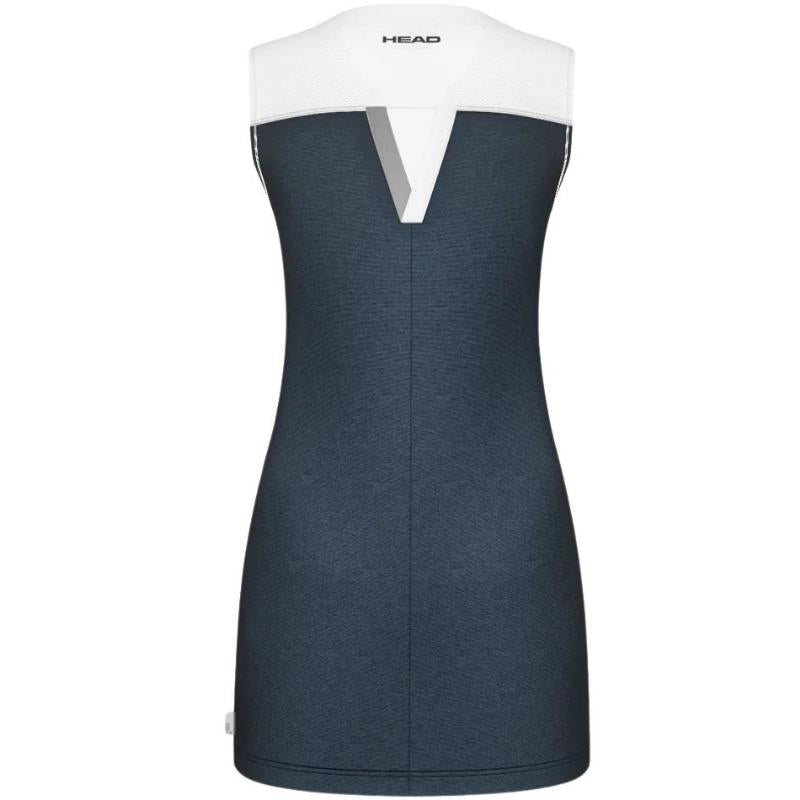 Vestido Head Play Tech Azul Marino Blanco