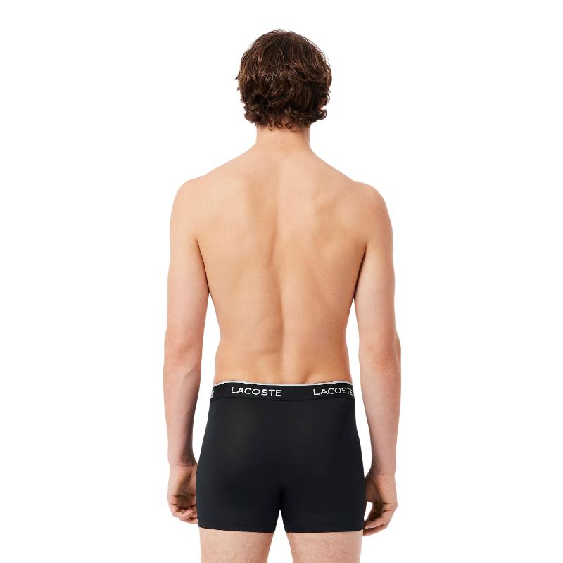 Boxers Lacoste Microfibra Negro 3 Unidades