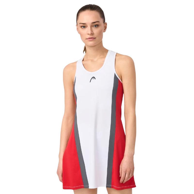 Vestido Head Club 25 Rojo Blanco