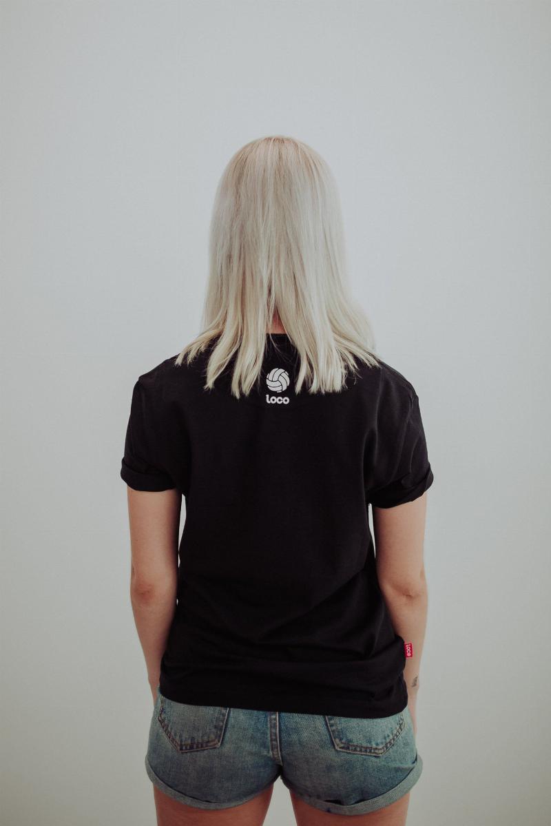 Camiseta Loco Esencia Negro Blanco