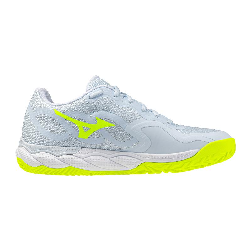 Zapatillas de Pádel de Pádel Mizuno Wave Enforce Court Clay Azul Claro Fluor Mujer