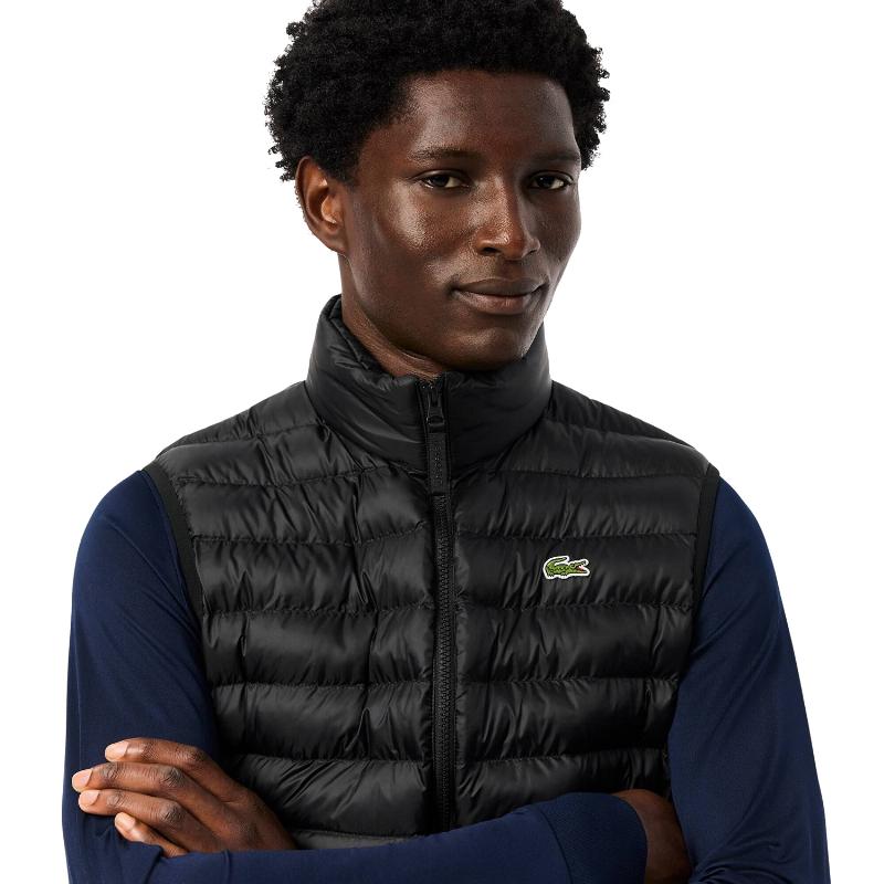 Chaleco Lacoste Puffer Negro
