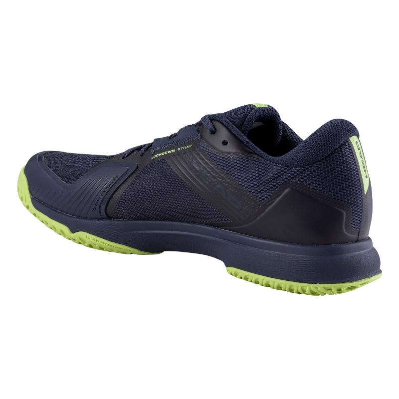 Zapatillas de Padel Head Sprint Team 4.0 Clay Azul Marino Lima