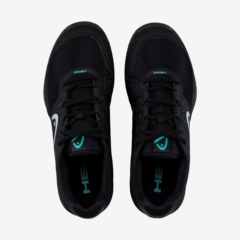 Zapatillas de Pádel de Pádel Head Revolt Court Negro Verde Azulado