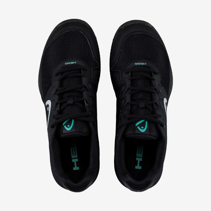 Zapatillas de Pádel de Pádel Head Revolt Court Negro Verde Azulado
