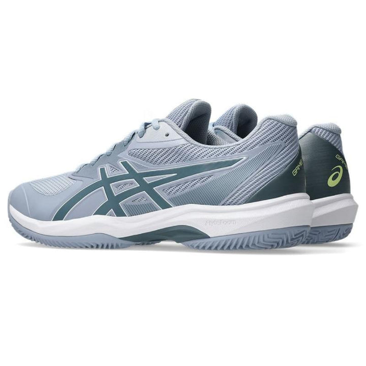 Zapatillas de Padel Asics Game FF Clay Gris Azul Verde Acero