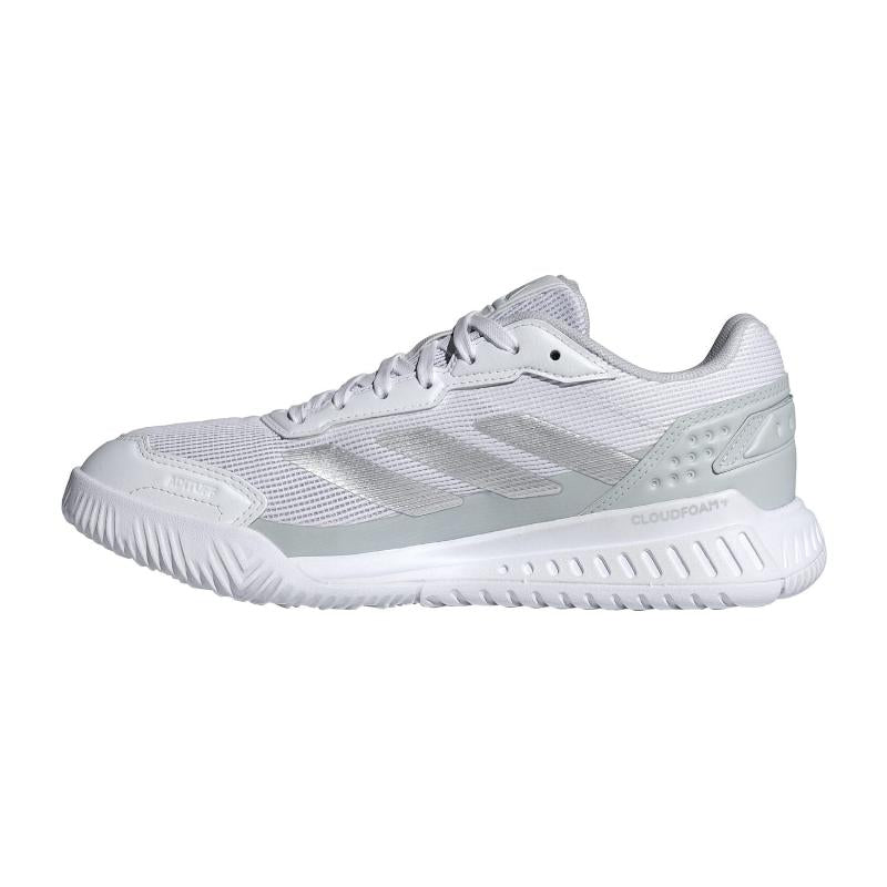 Zapatillas de Padel Adidas Courtquick Padel Blanco Gris Mujer
