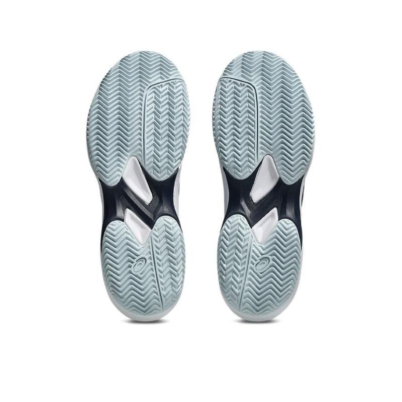 Zapatillas de Padel Asics Game FF Clay Azul Medianoche Blanco Mujer