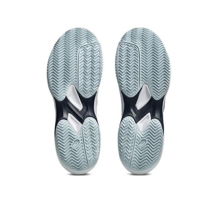 Zapatillas de Padel Asics Game FF Clay Azul Medianoche Blanco Mujer