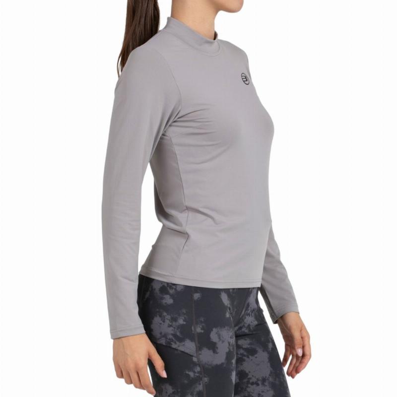Camiseta Manga Larga Bullpadel Beldo Humo Mujer