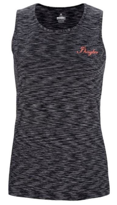 JHAYBER DS3189 Black Melange Tank Top