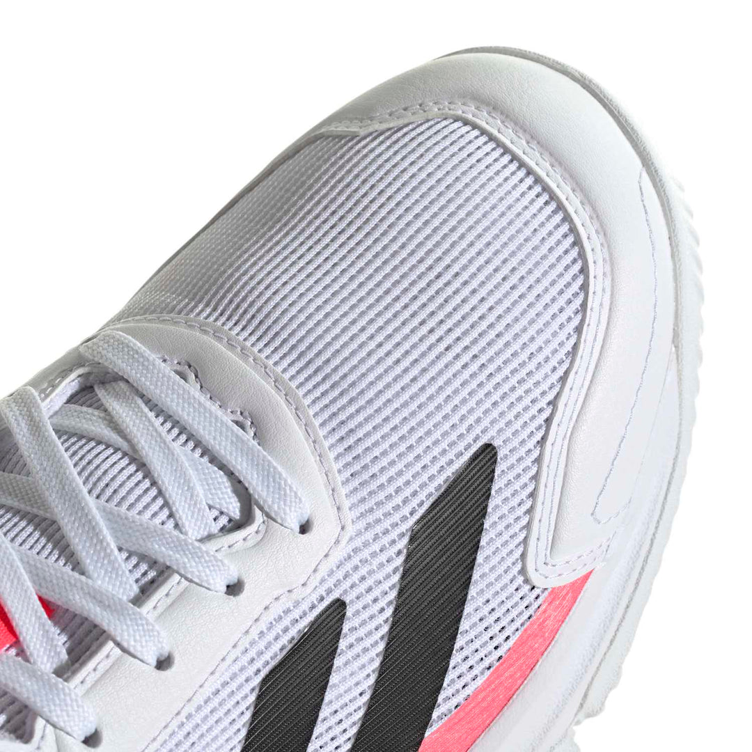 Zapatillas Adidas Courtquick Padel Blanco Rosa