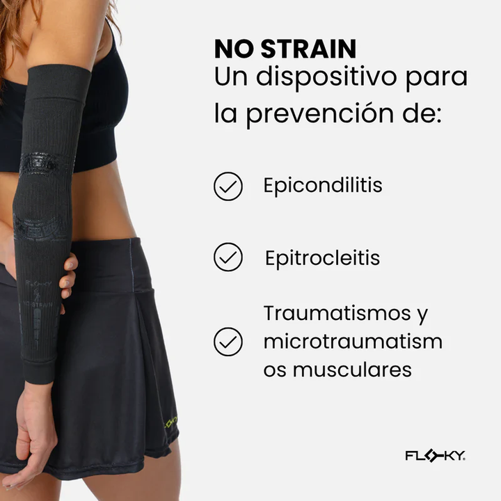 Manguito Floky Azul No Strain Evolution para el codo