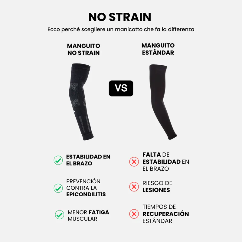 Manguito Floky Negro No Strain Evolution para el codo