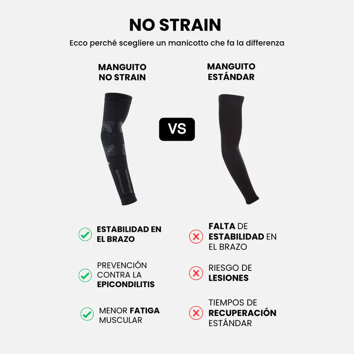 Manguito Floky Negro No Strain Evolution para el codo