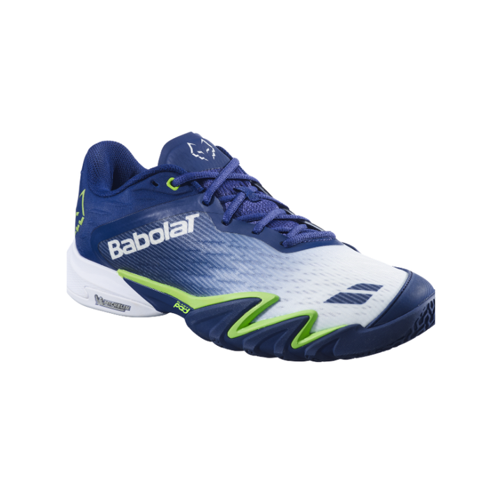 Babolat Juan Lebron Jet Premura 3 Blue and Green Padel Shoes
