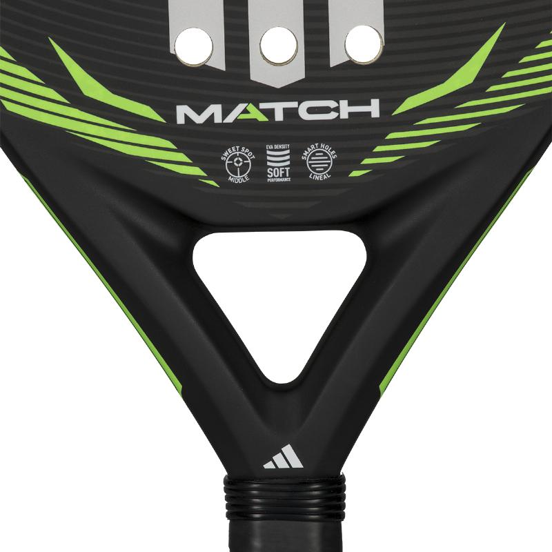 Pala Adidas Match Negro Verde 3.5 2026