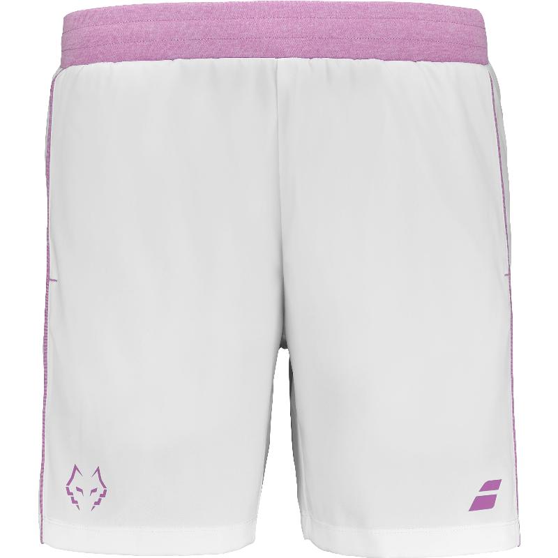 Short Babolat Juan Lebron Blanco Rosa