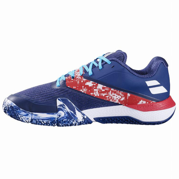 Zapatillas de Pádel de Pádel Babolat Movea 2 Azul Oscuro Rojo