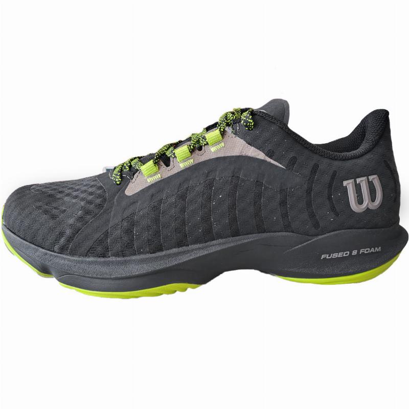 Zapatillas de Padel Wilson Hurakn Pro Negro Verde Lima
