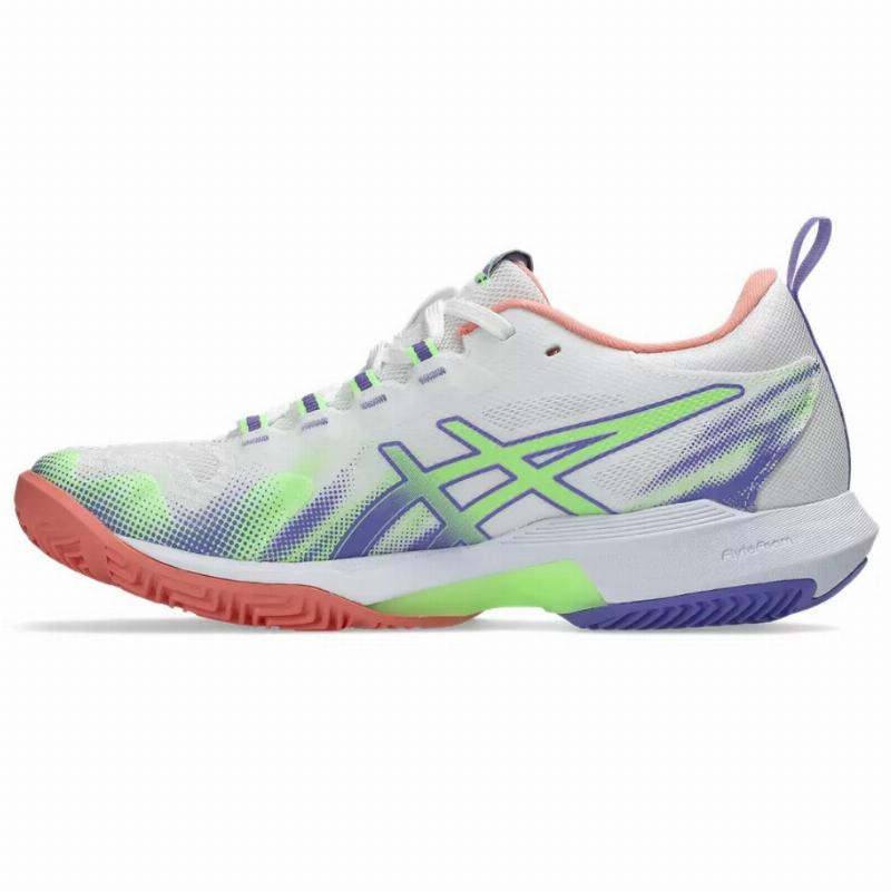 Zapatillas de Padel Asics Sonicsmash FF Blanco Rosa Mujer
