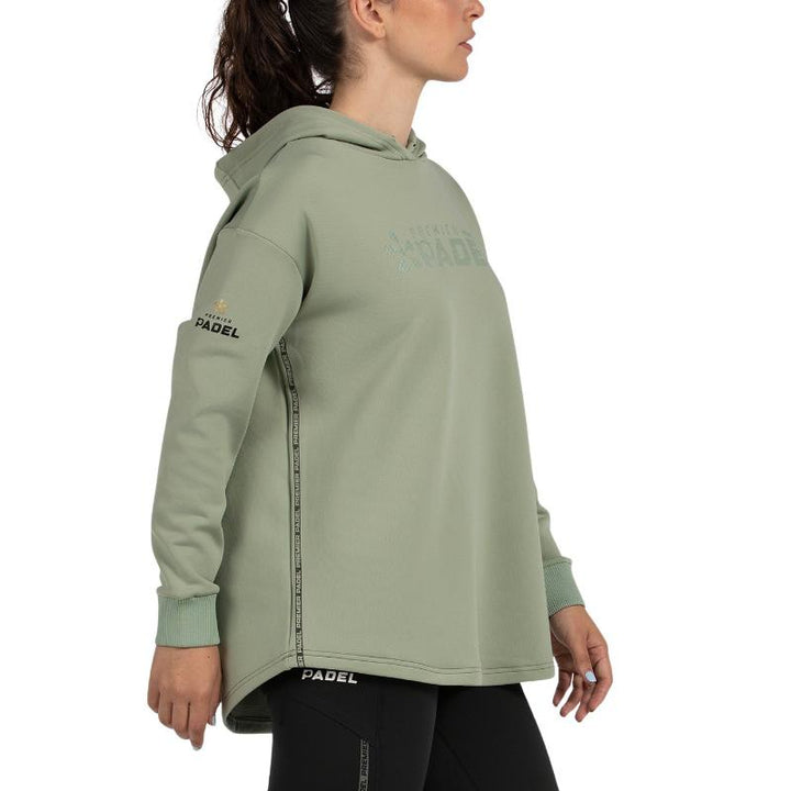 Sudadera Bullpadel Premier Padel Paitt Eucalipto