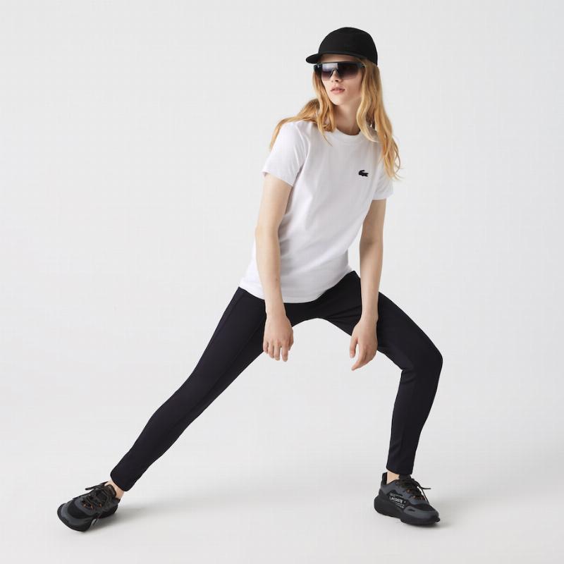 Camiseta Lacoste Sport Blanco Mujer