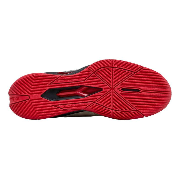 Zapatillas de Pádel de Pádel Wilson Rush Pro 4.5 Tofu Rojo