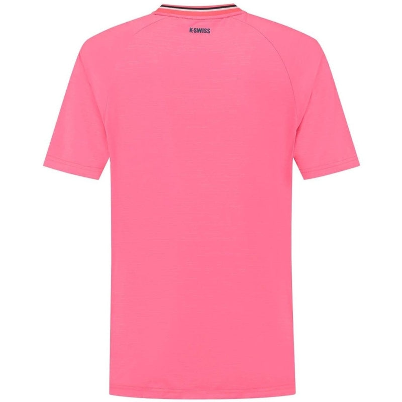 Camiseta Kswiss Hypercourt Melange 3 Rosa