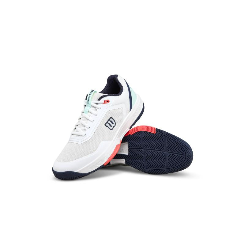 Zapatillas de Padel Wilson Courtglide Blanco Azul Marino