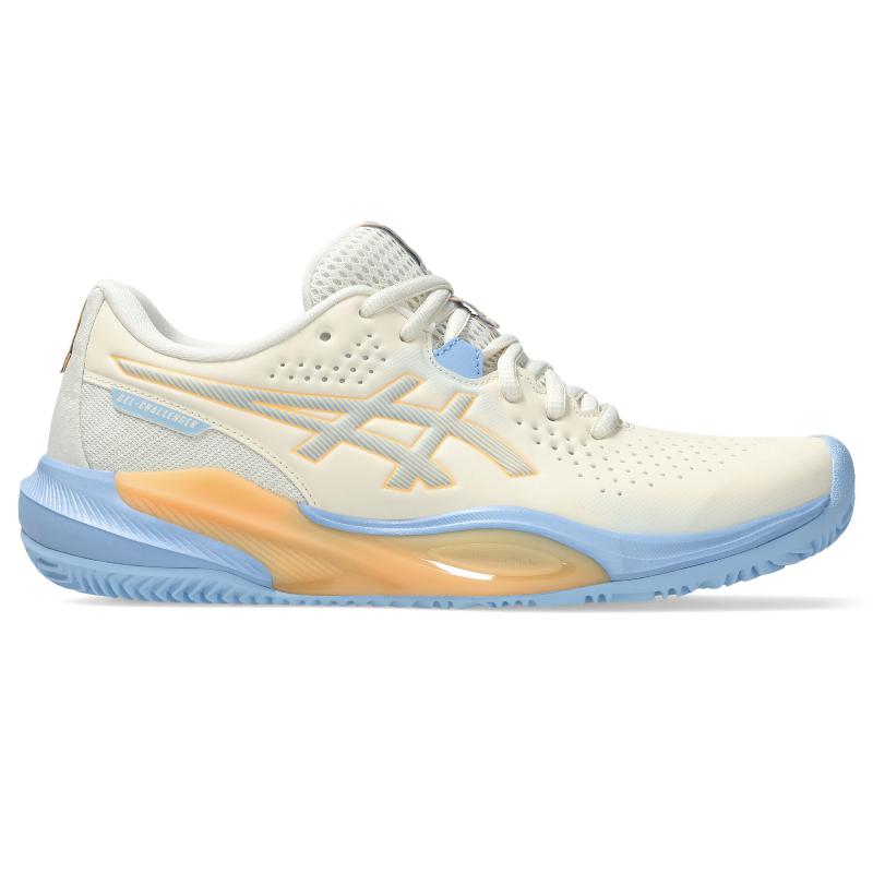 Zapatillas de Padel Asics Gel Challenger 15 Padel Crema Azul Stone Mujer